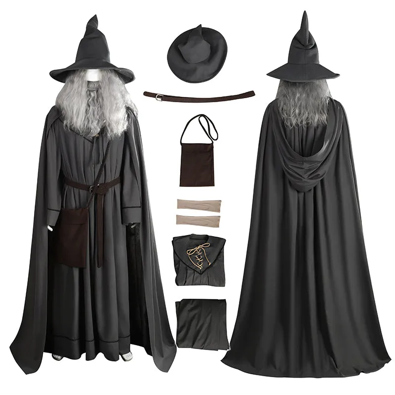 Gandalf Cosplay The Lord of The Rings Gandalf Wizard Costume Halloween Carnival Suit