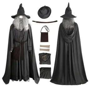 Gandalf Cosplay The Lord of The Rings Gandalf Wizard Costume Halloween Carnival Suit