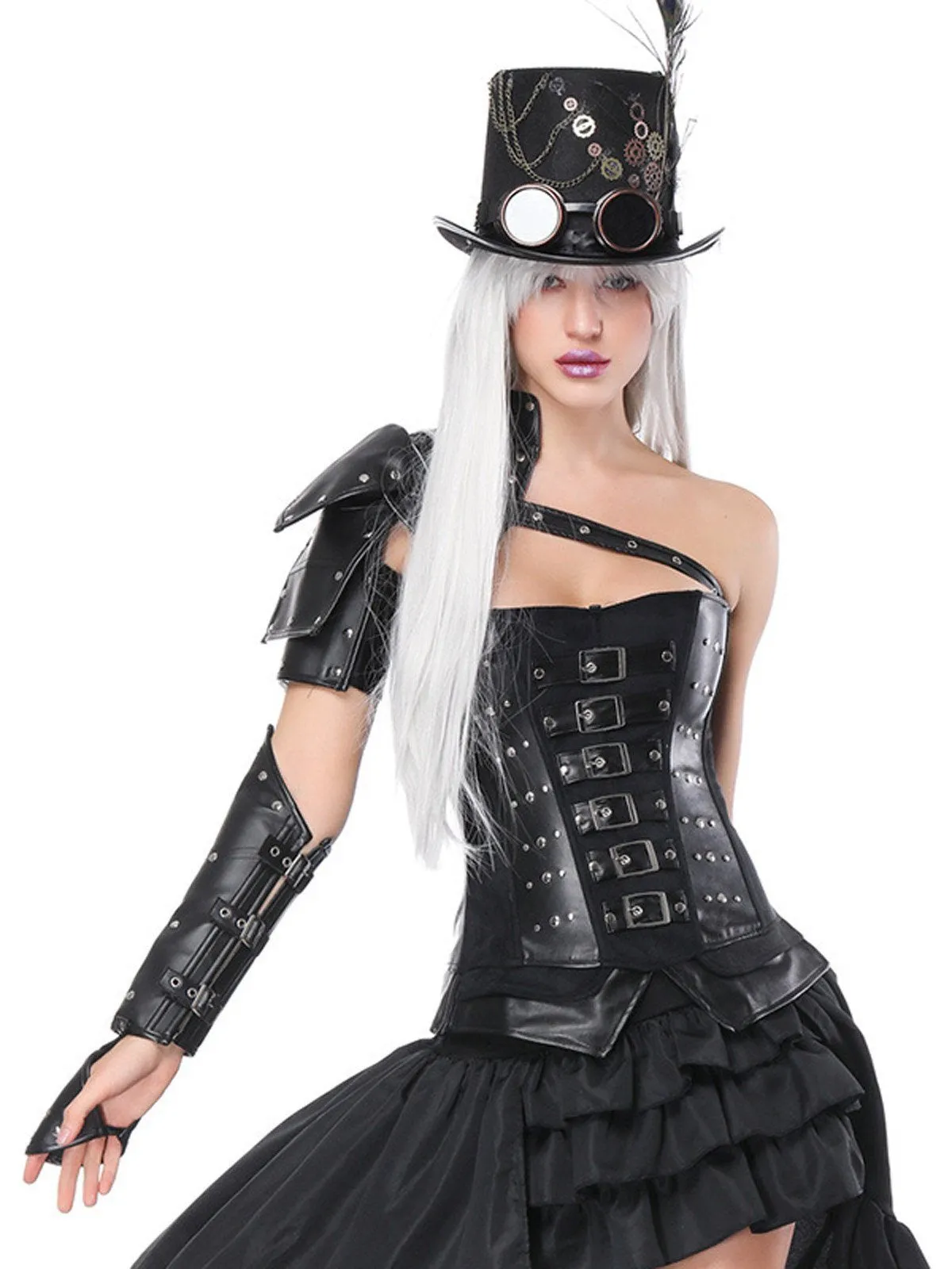 Halloween Gothic Steampunk Overbust Corset