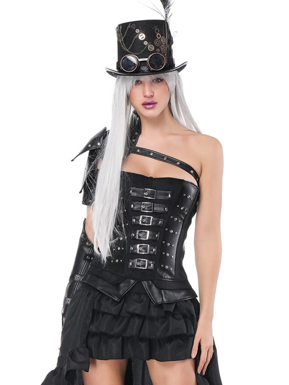 Halloween Gothic Steampunk Overbust Corset