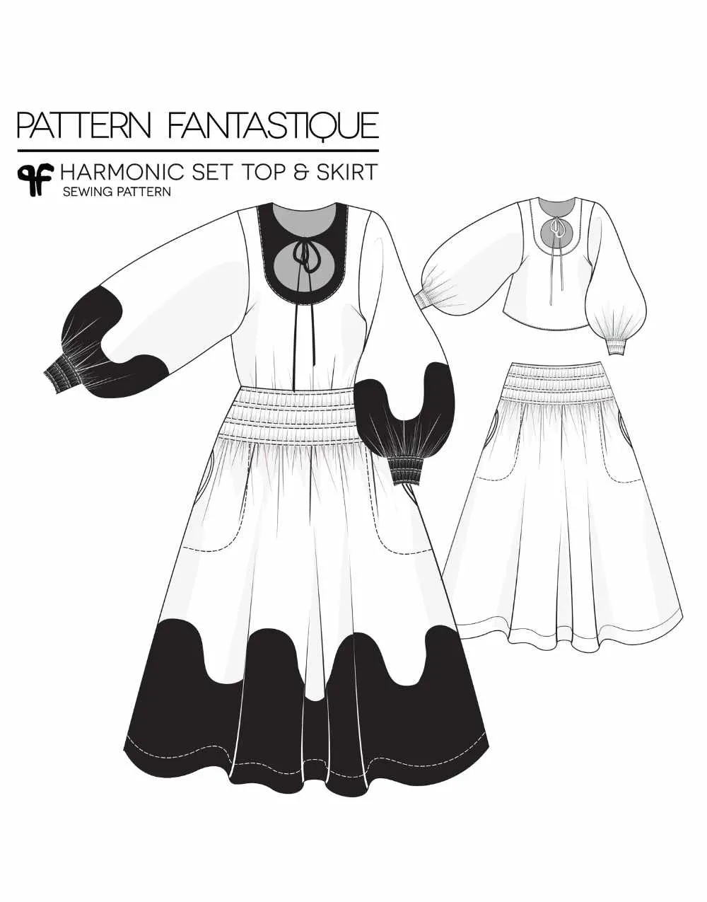 Harmonic Set Sewing Pattern, Pattern Fantastique