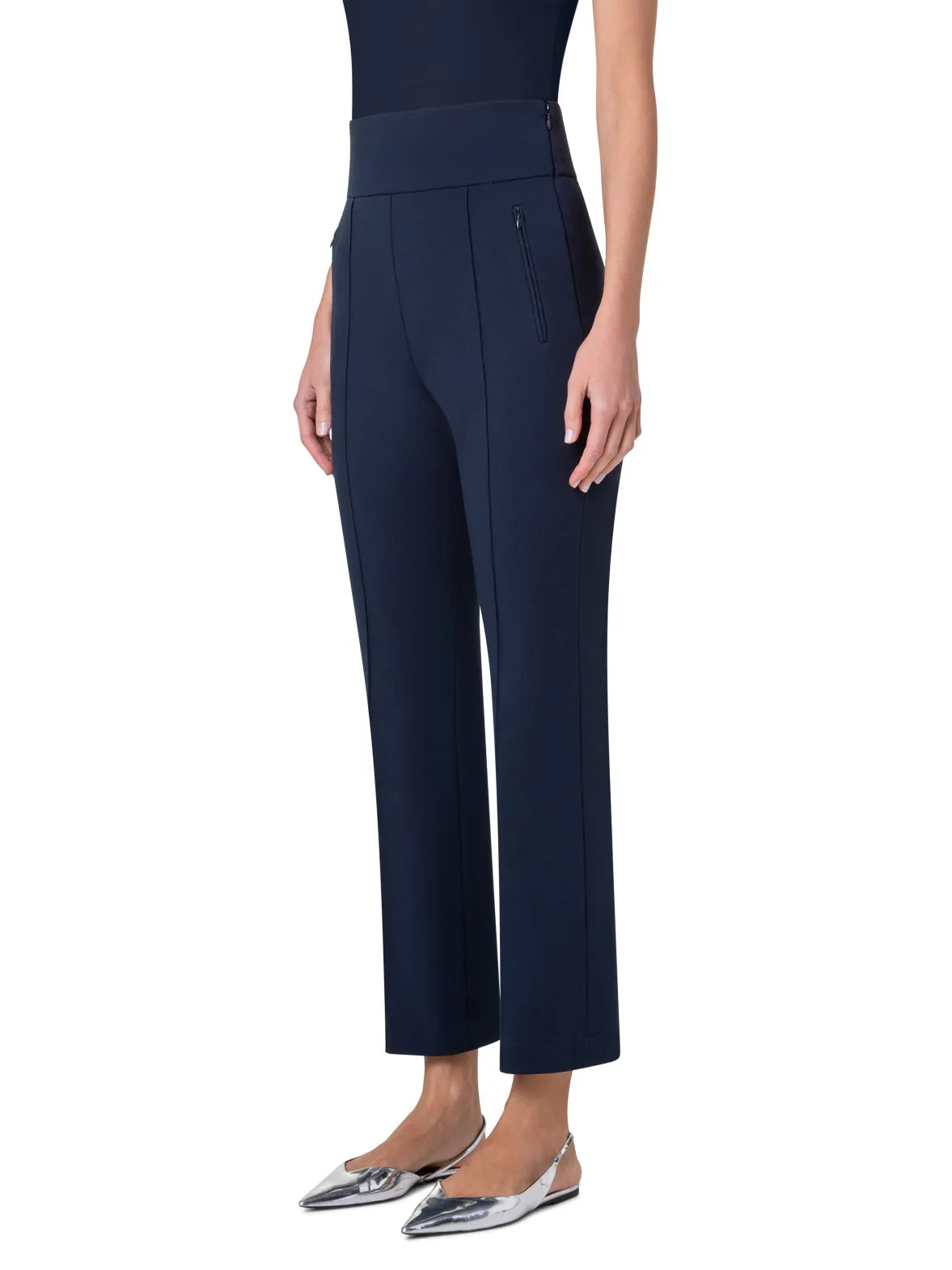 High Waist Pants in Signature Jersey