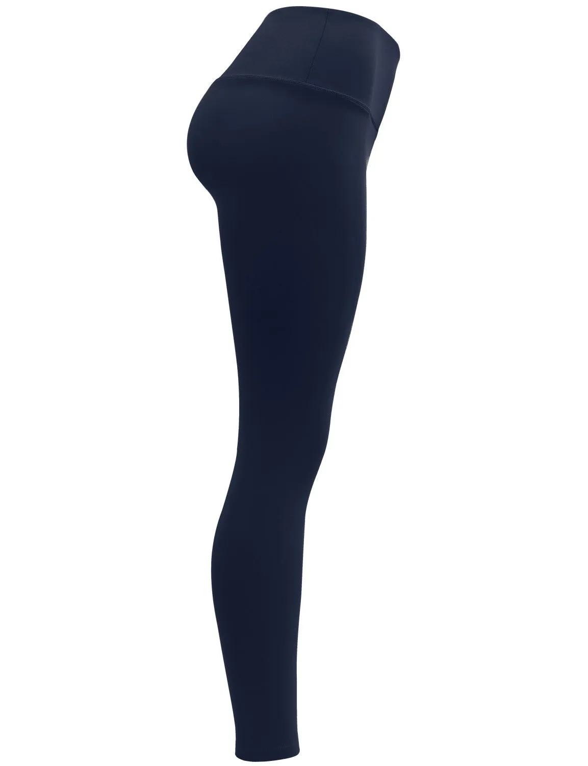 High Waist Running Pants darknavy_Running