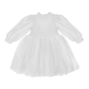 Janice Dress | Crispy White