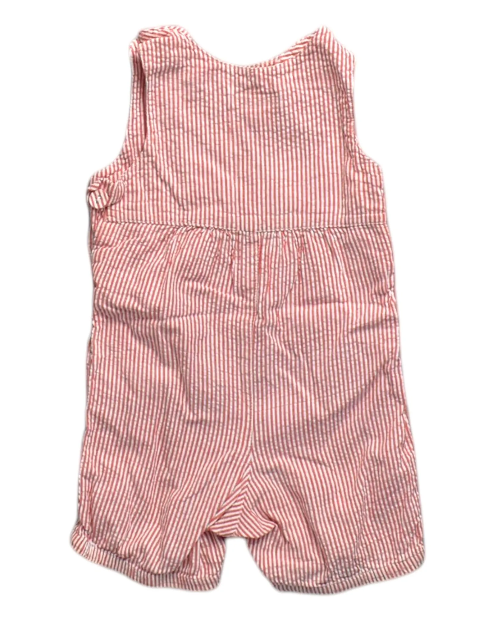 Jojo Maman Bébé Striped Overall Shorts 6-12M