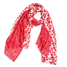 Lacey Leopard Print Scarf