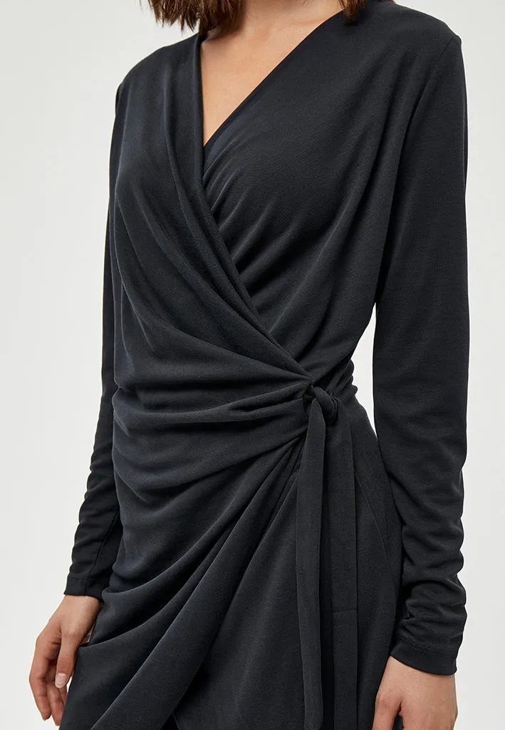 Lana Wrap Dress - Black