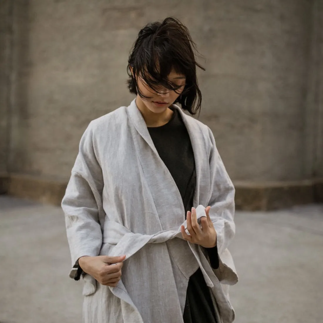 LINEN KIMONO