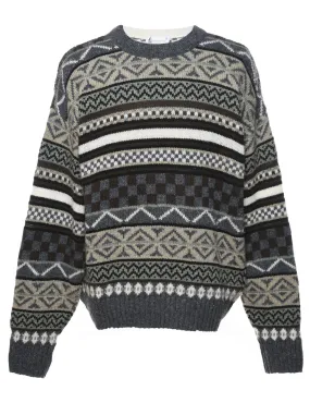 London Fog Nordic Jumper - L