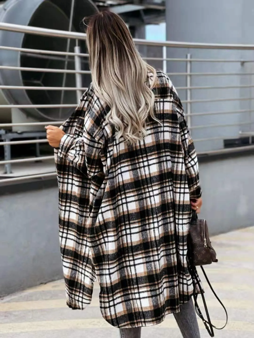 Long Plaid Shirt