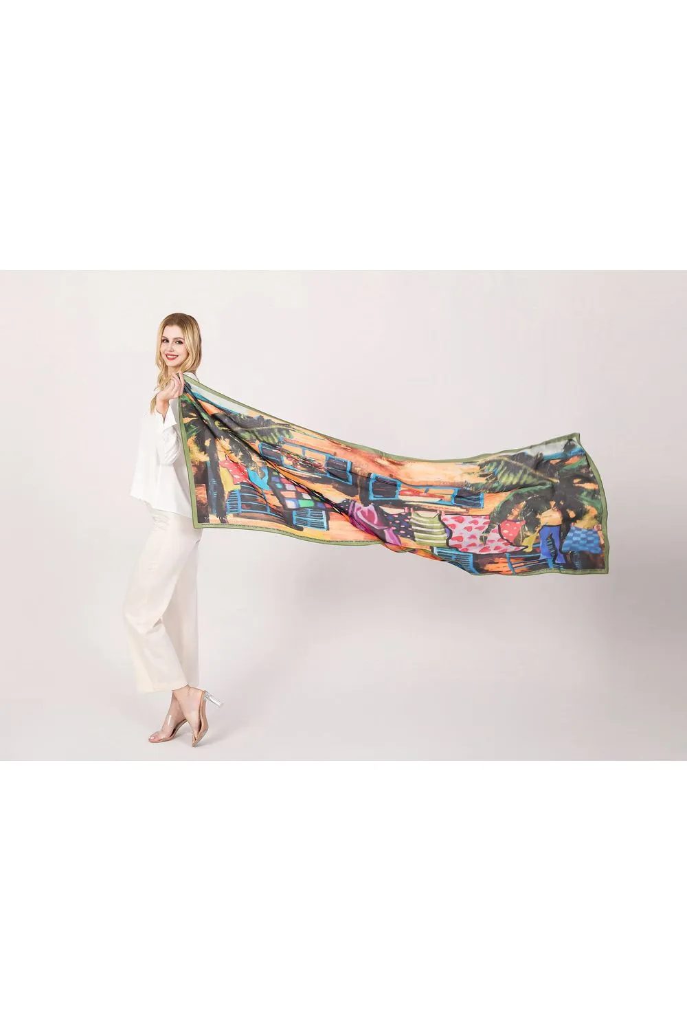 Love's Pure Light "Proverbs 31 Woman" Silk Scarf - Style 406S, Smaller Size