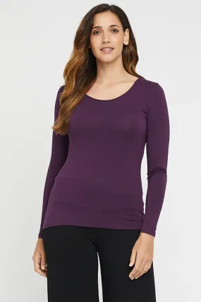 L/S Layering Top - Plum