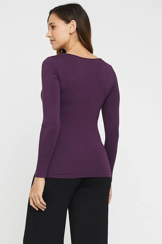 L/S Layering Top - Plum