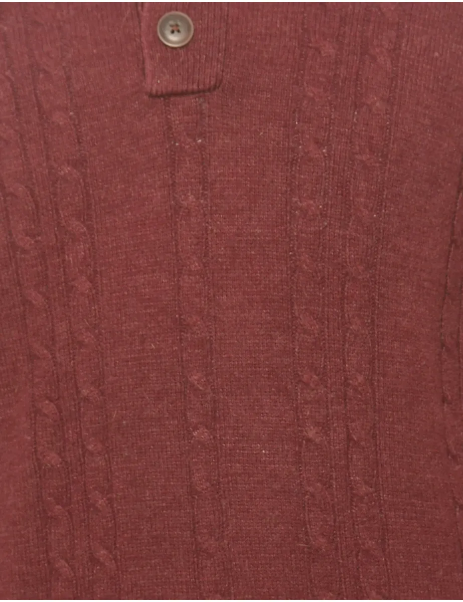 Maroon Arrow Jumper - XL