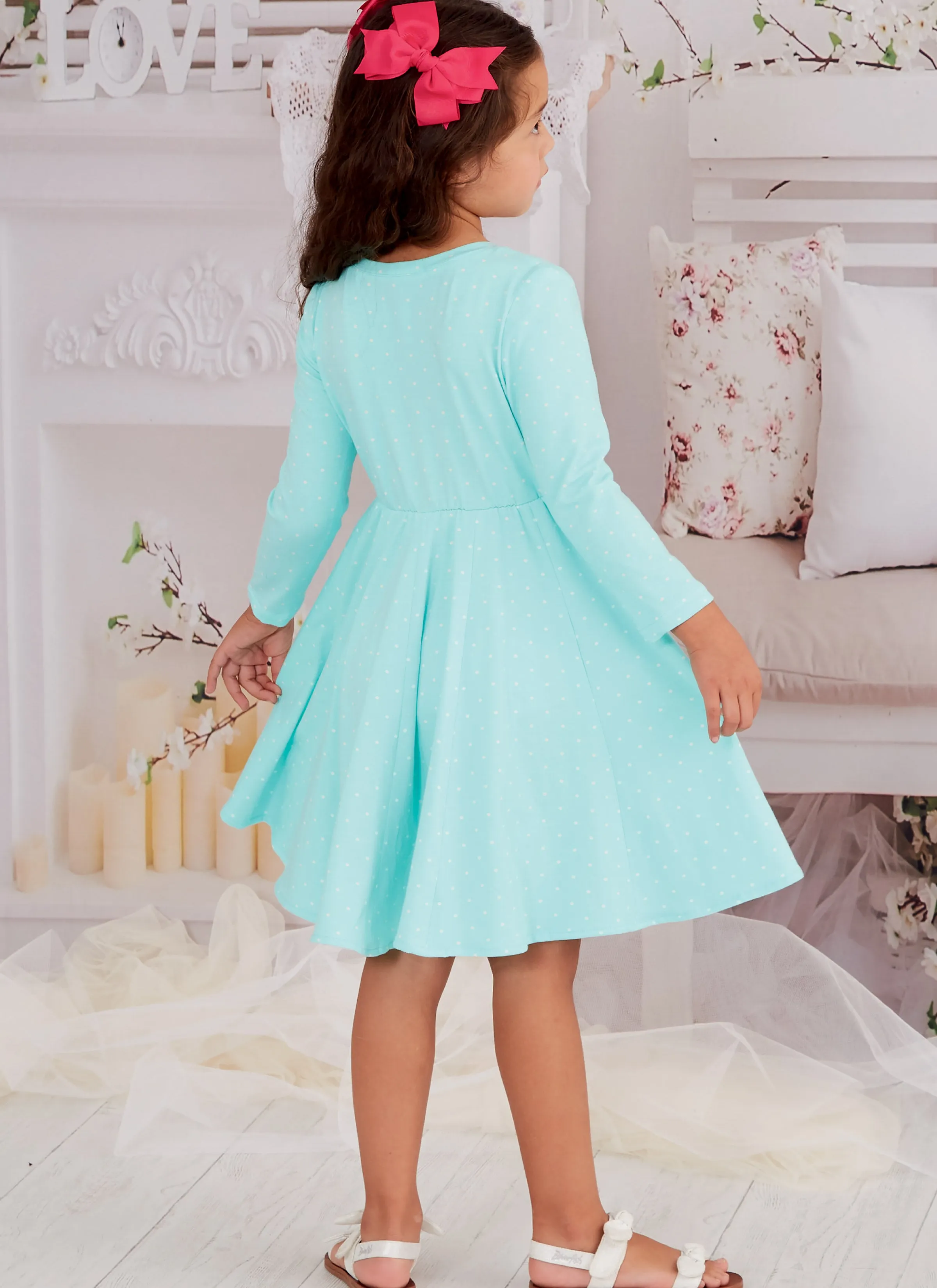 McCall's Sewing Pattern 8267 Children's Knit Dresses