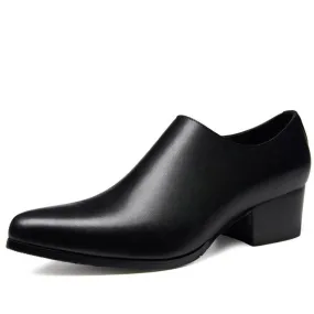 Men Black Solid Black Formal Shoes