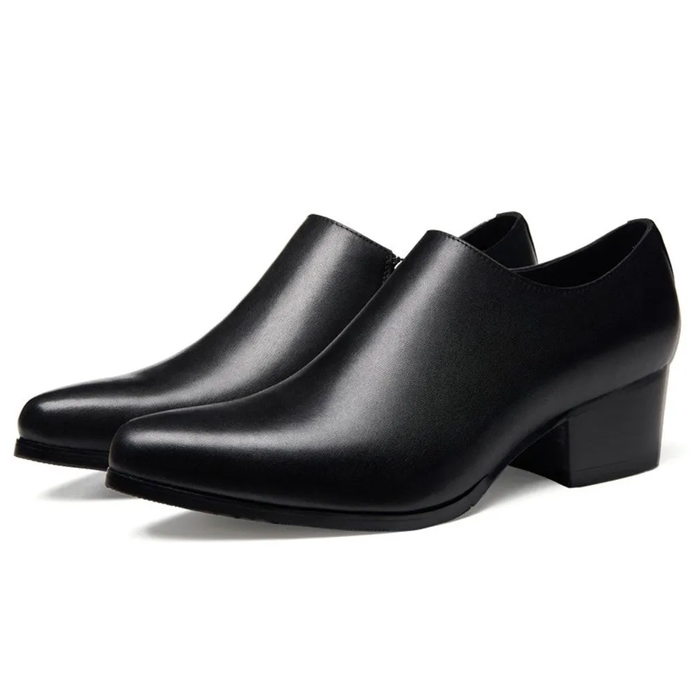 Men Black Solid Black Formal Shoes