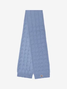 Moncler Enfant Boys Wool Knitted Logo Scarf