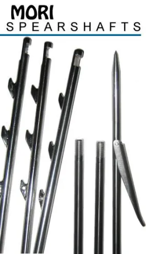 MORI Stainless Steel Spear Shafts 11/32 (8.7mm)