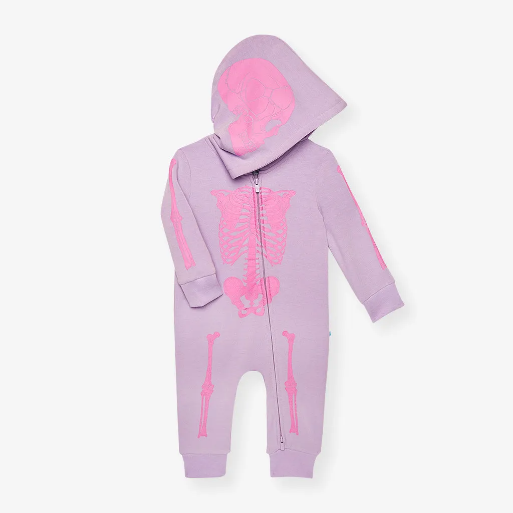 Mrs. Posh Fleece Hooded Romper