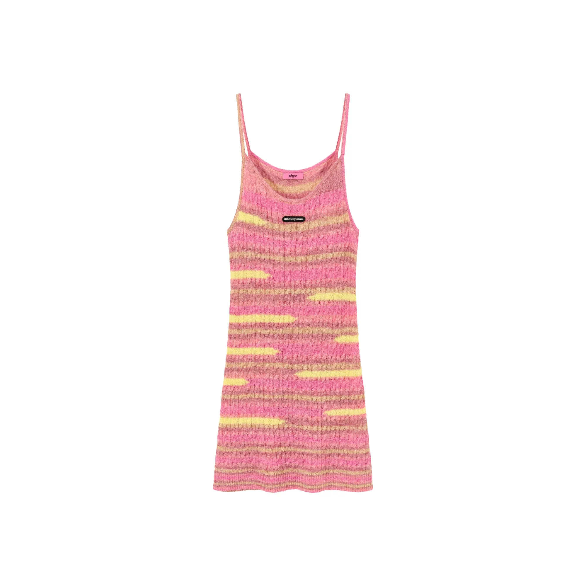 Multi Color Sleeveless Knit Dress