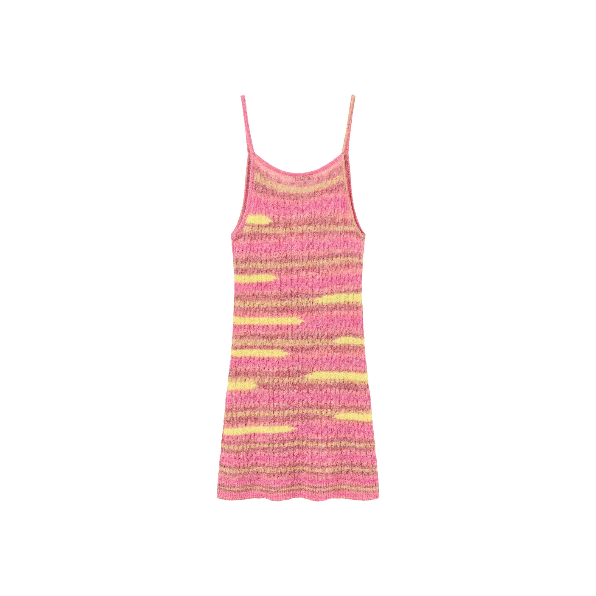 Multi Color Sleeveless Knit Dress