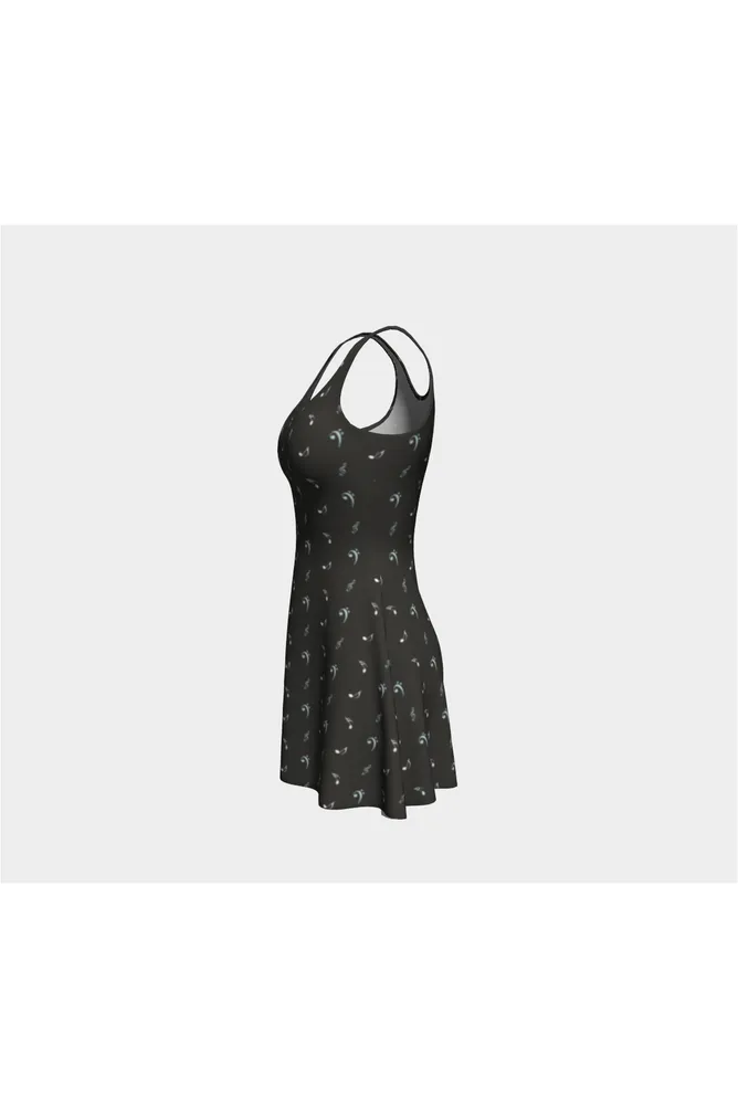 Musical Polka Dots Flare Dress