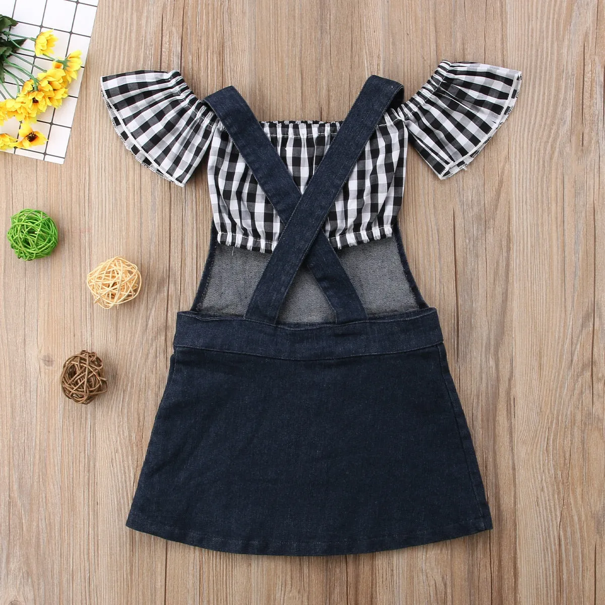 Nessa Skirted Overall Set