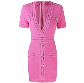 Olivia Knit Pink Dress