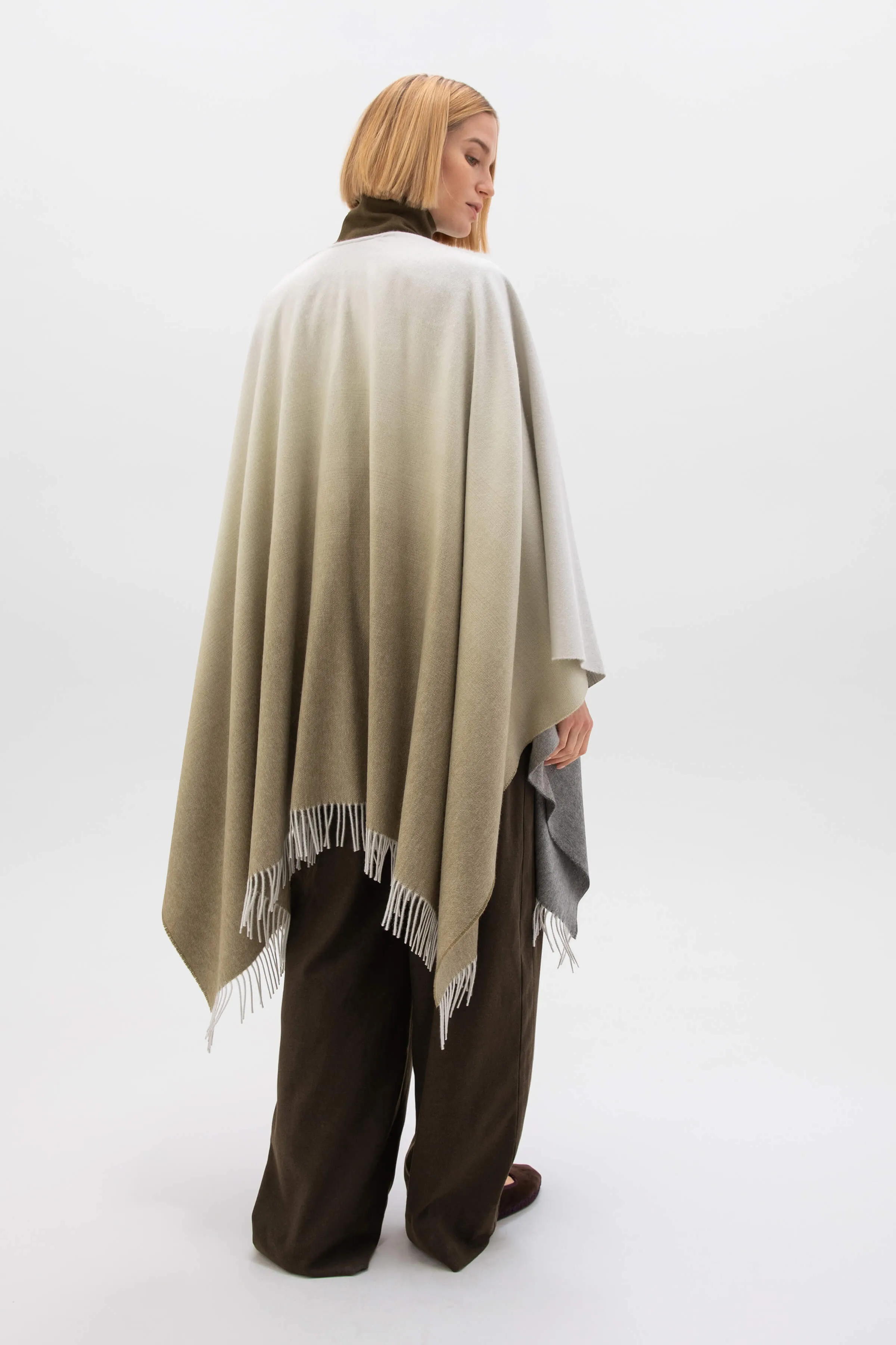 Ombré Cashmere Cape