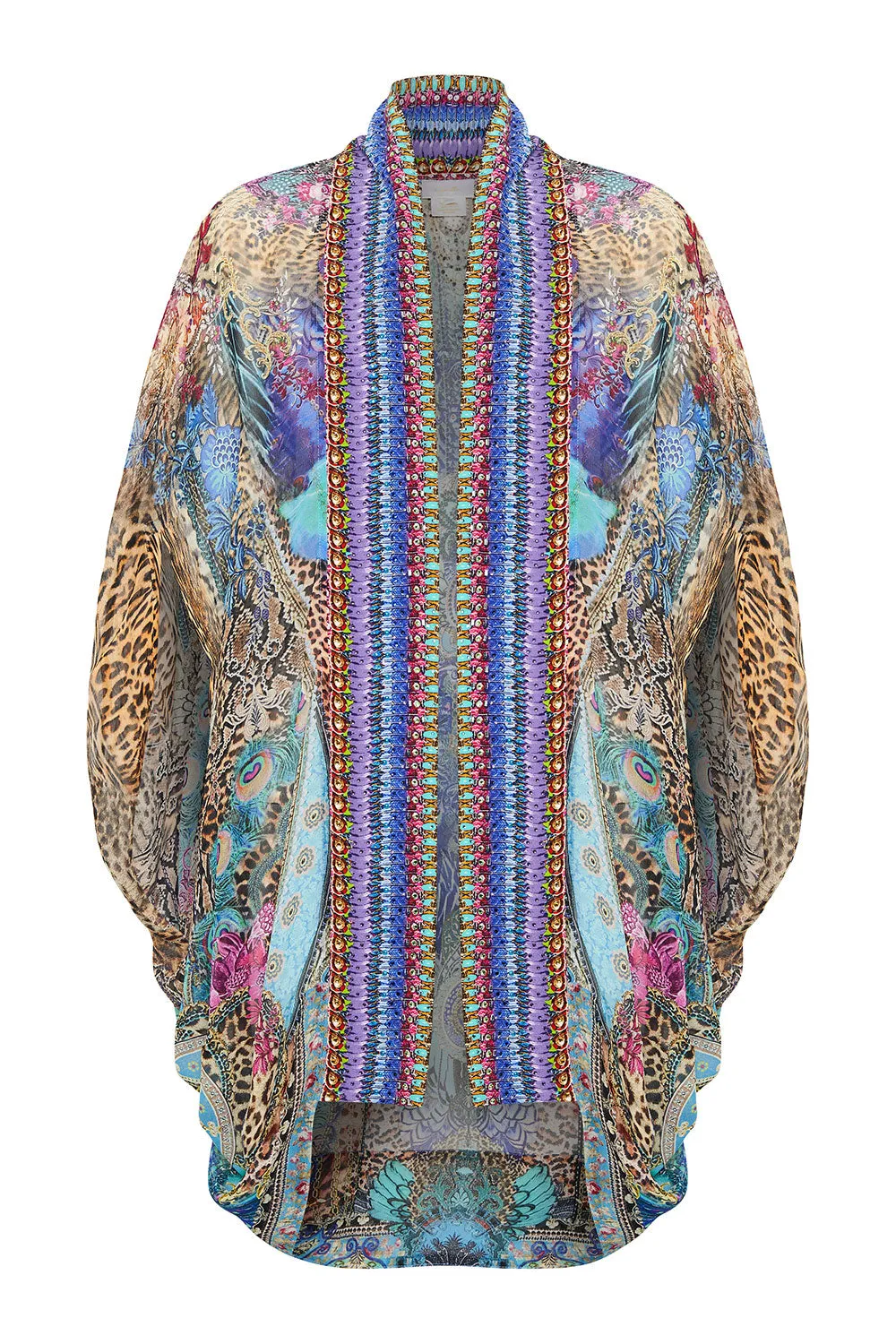 OPEN FRONT CARDI CAPE BASILICA BEAUTY