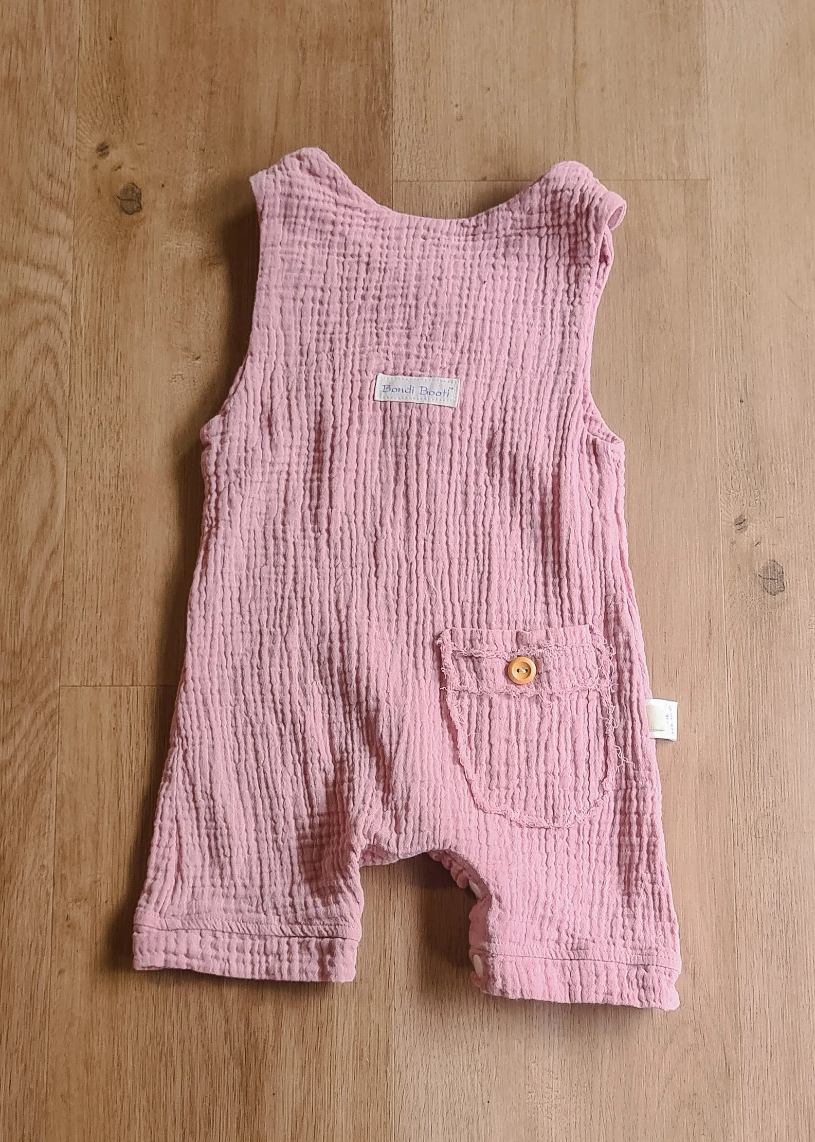 Overall Onesie - Dusty Pink