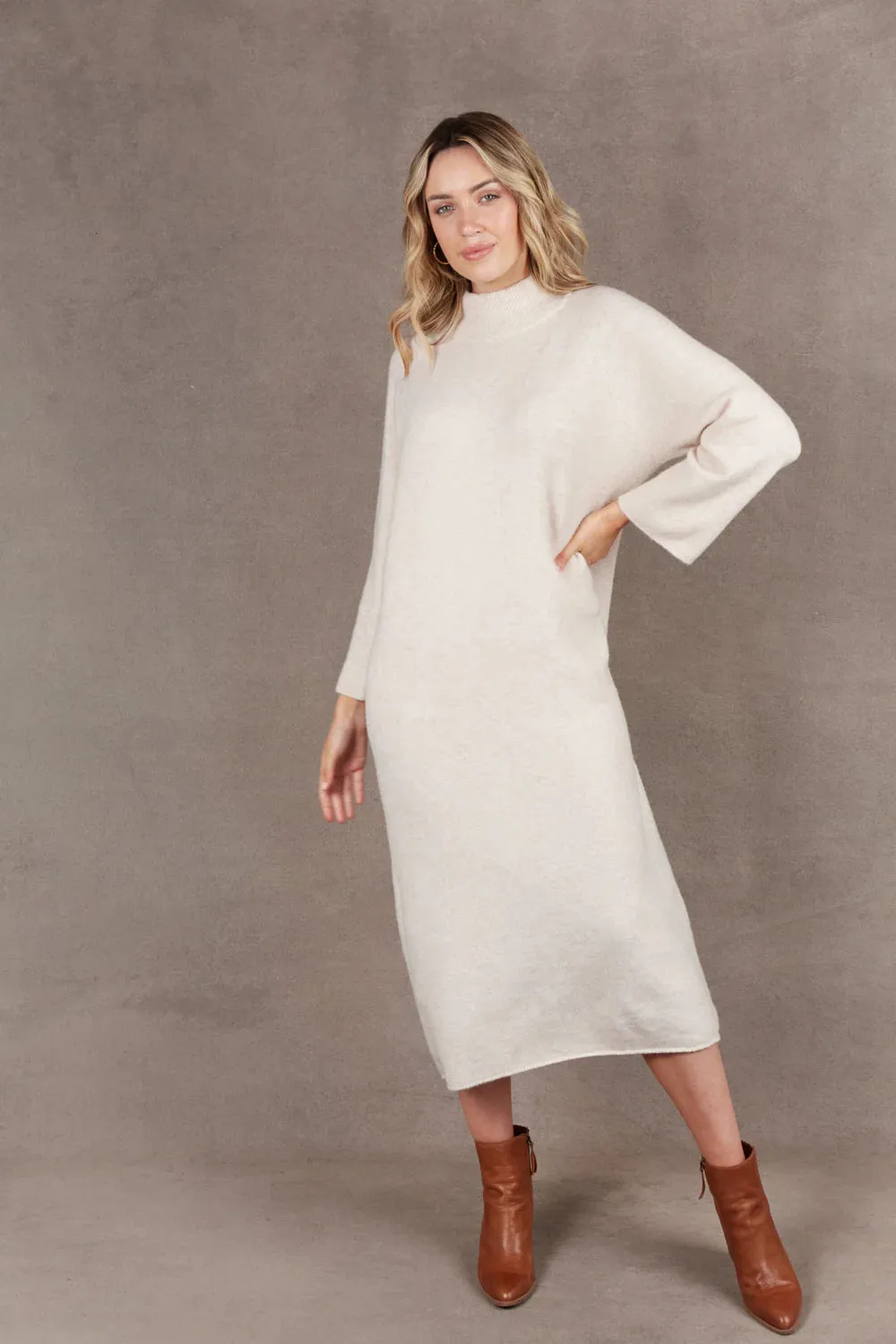 Paarl Tie Knit Dress / ONESIZE