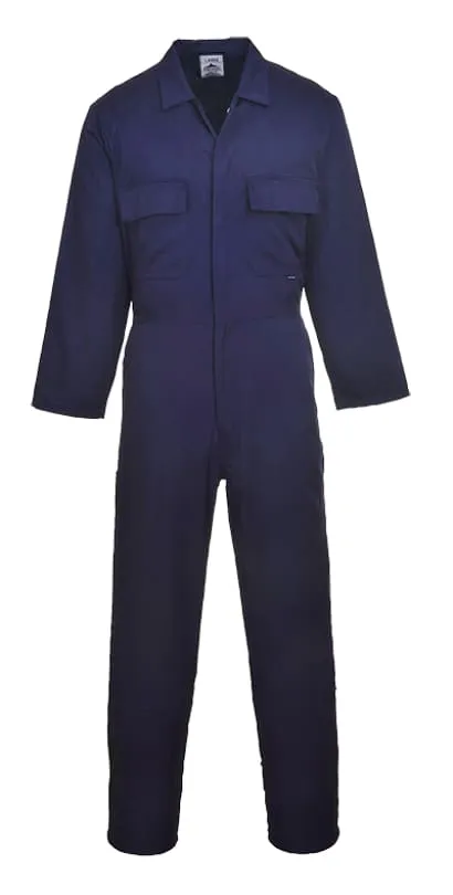 Portwest Euro Work Standard Stud Front Boiler suit Coverall Overall - S999