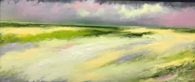 "Path Through the Dunes" by Michael Marrinan - Transitional Coastal Oil Painting