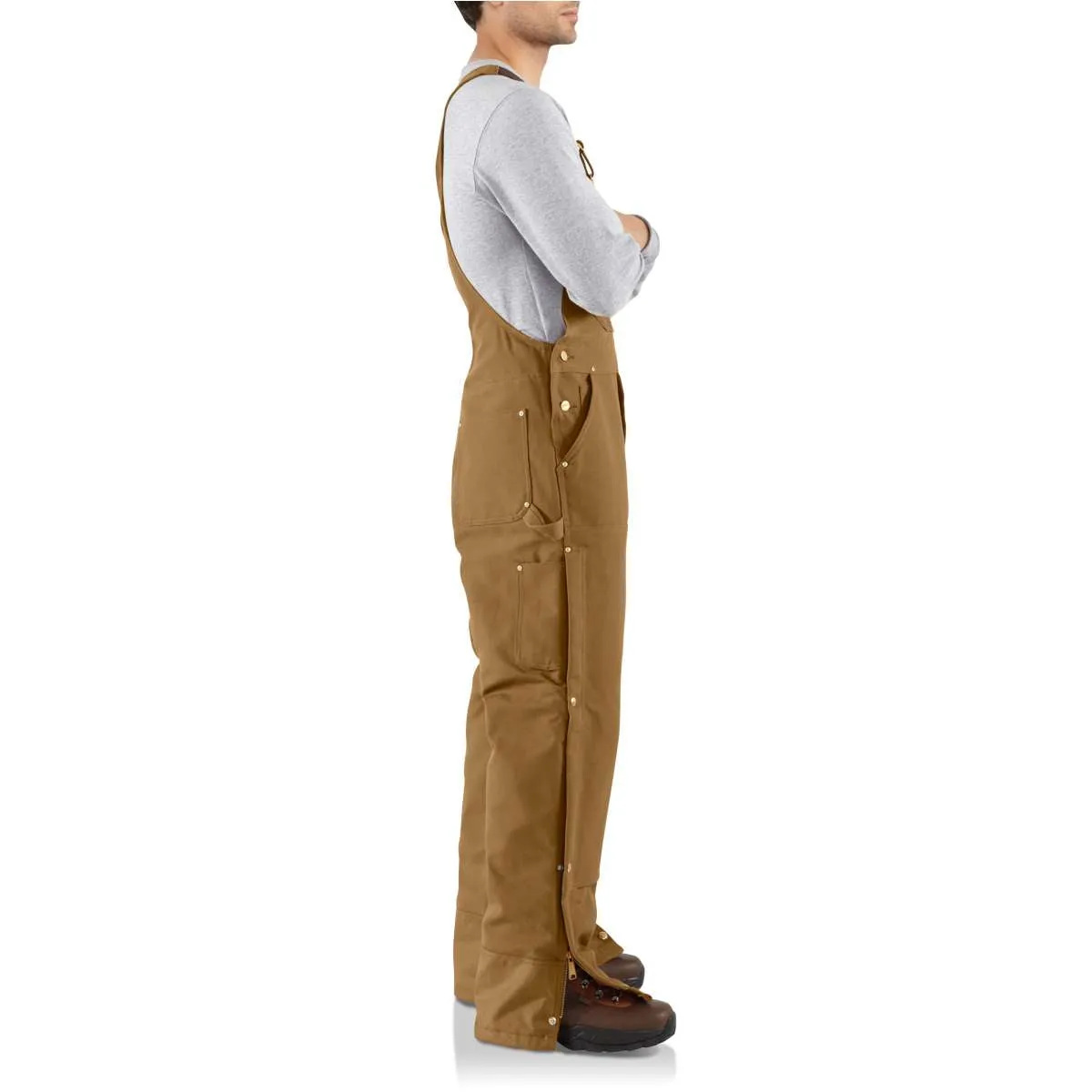 R41 - Loose Fit Firm Duck Insulated Bib Overall