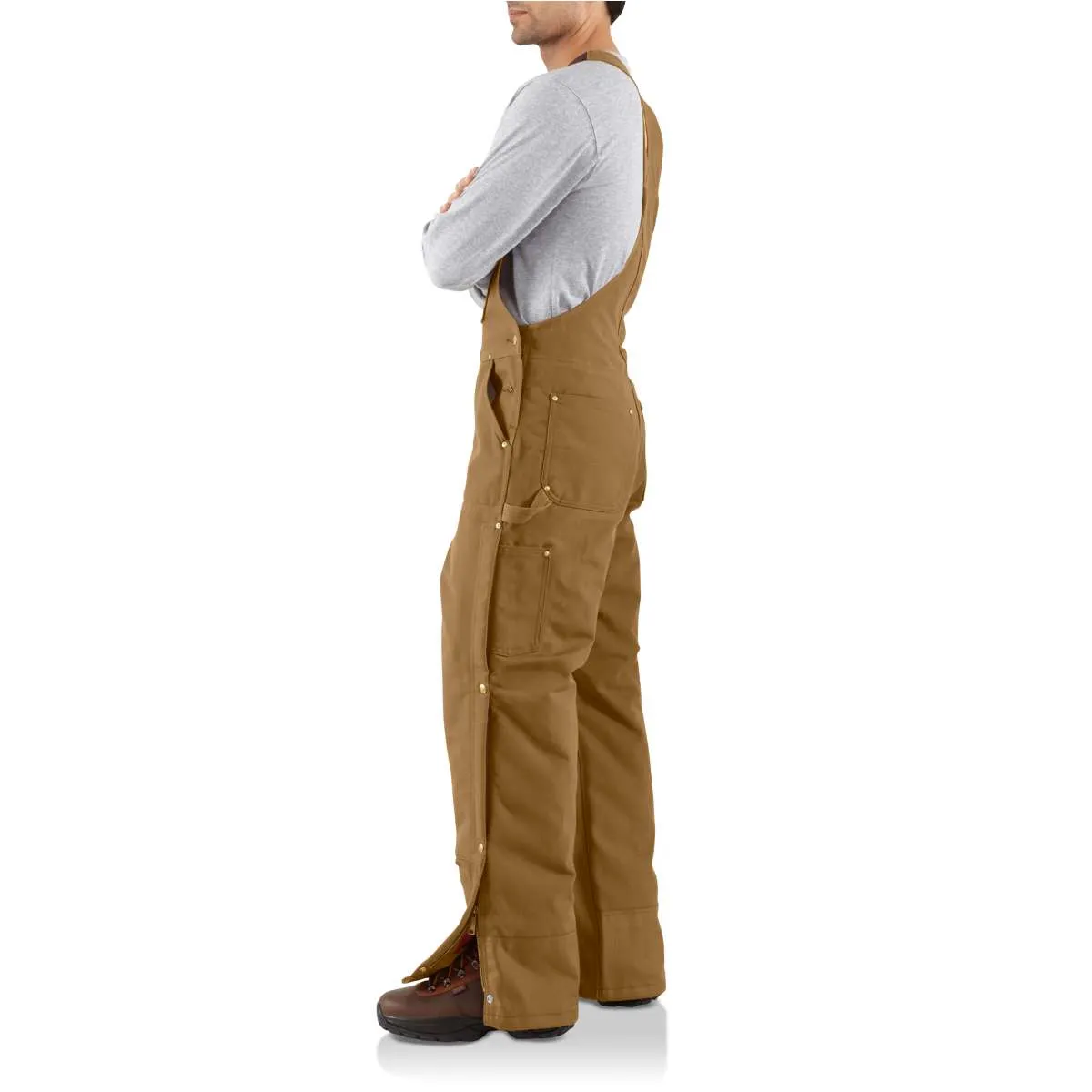 R41 - Loose Fit Firm Duck Insulated Bib Overall