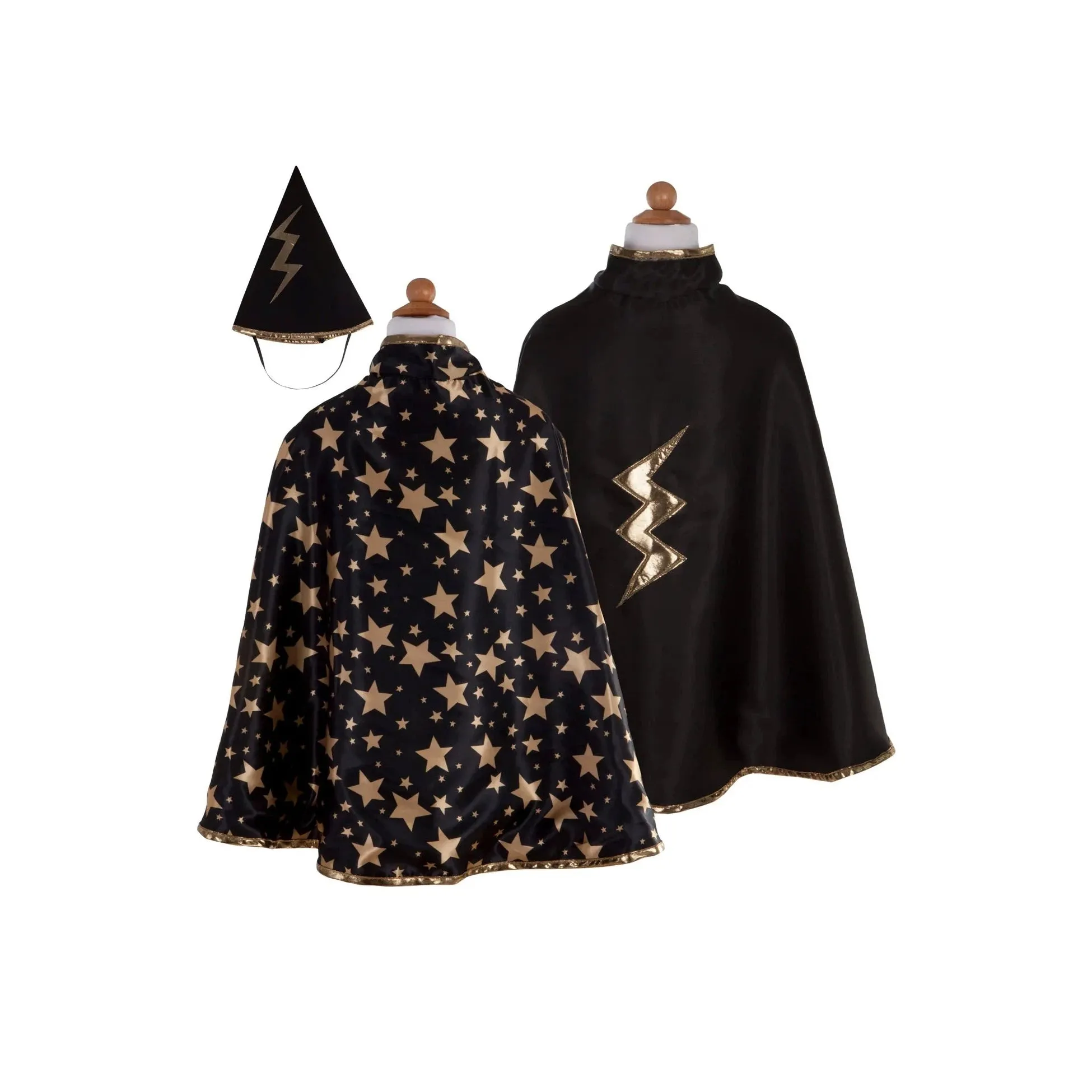 reversible wizard cape and hat