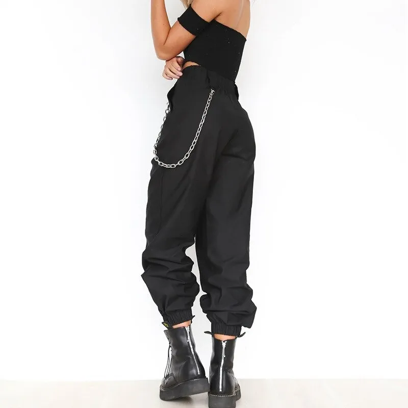 SALE of Alternative Fashion Women's Cargo High-Waist Pants - US