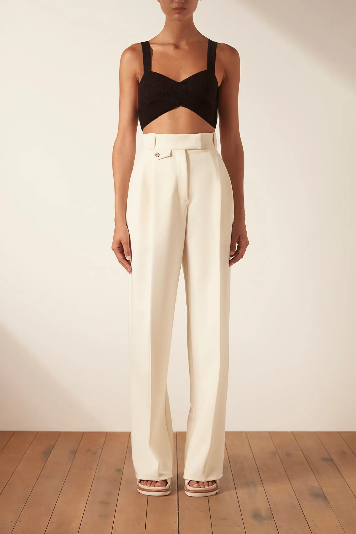 Shona Joy Irena High Waist Tailored Pant