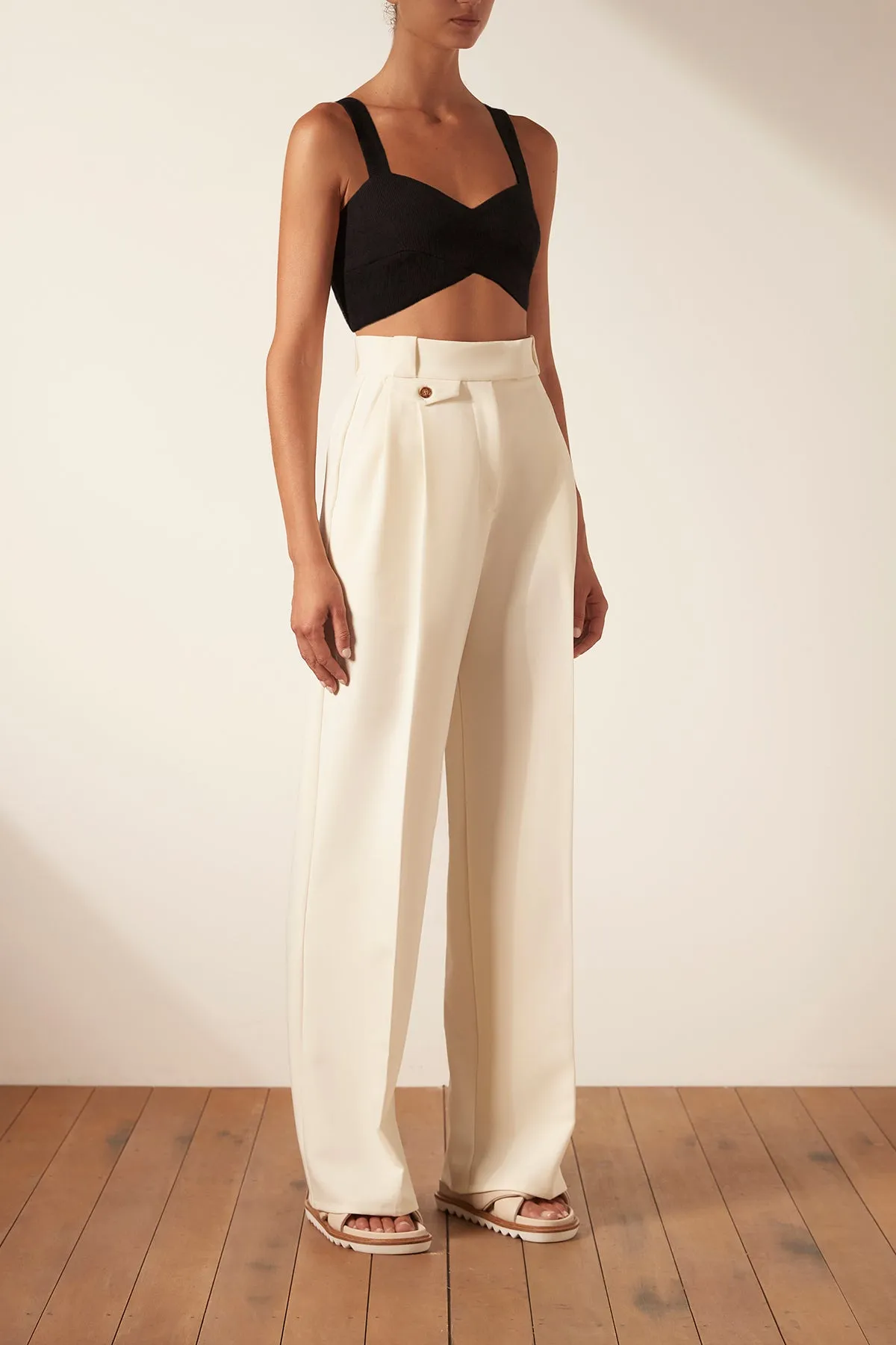 Shona Joy Irena High Waist Tailored Pant