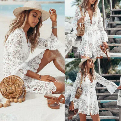 Smokey Lace Summer Short Dress