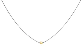 Snake Chain Sterling Silver And 14K Yellow Gold 18"