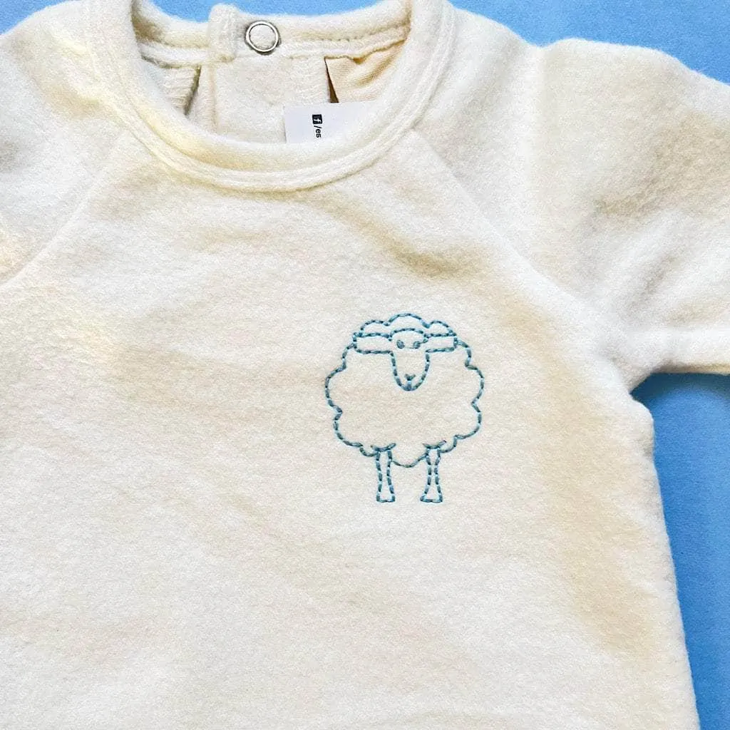 Snuggle Sheep Organic Romper