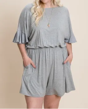 Solid Rayon Modal Mini Romper