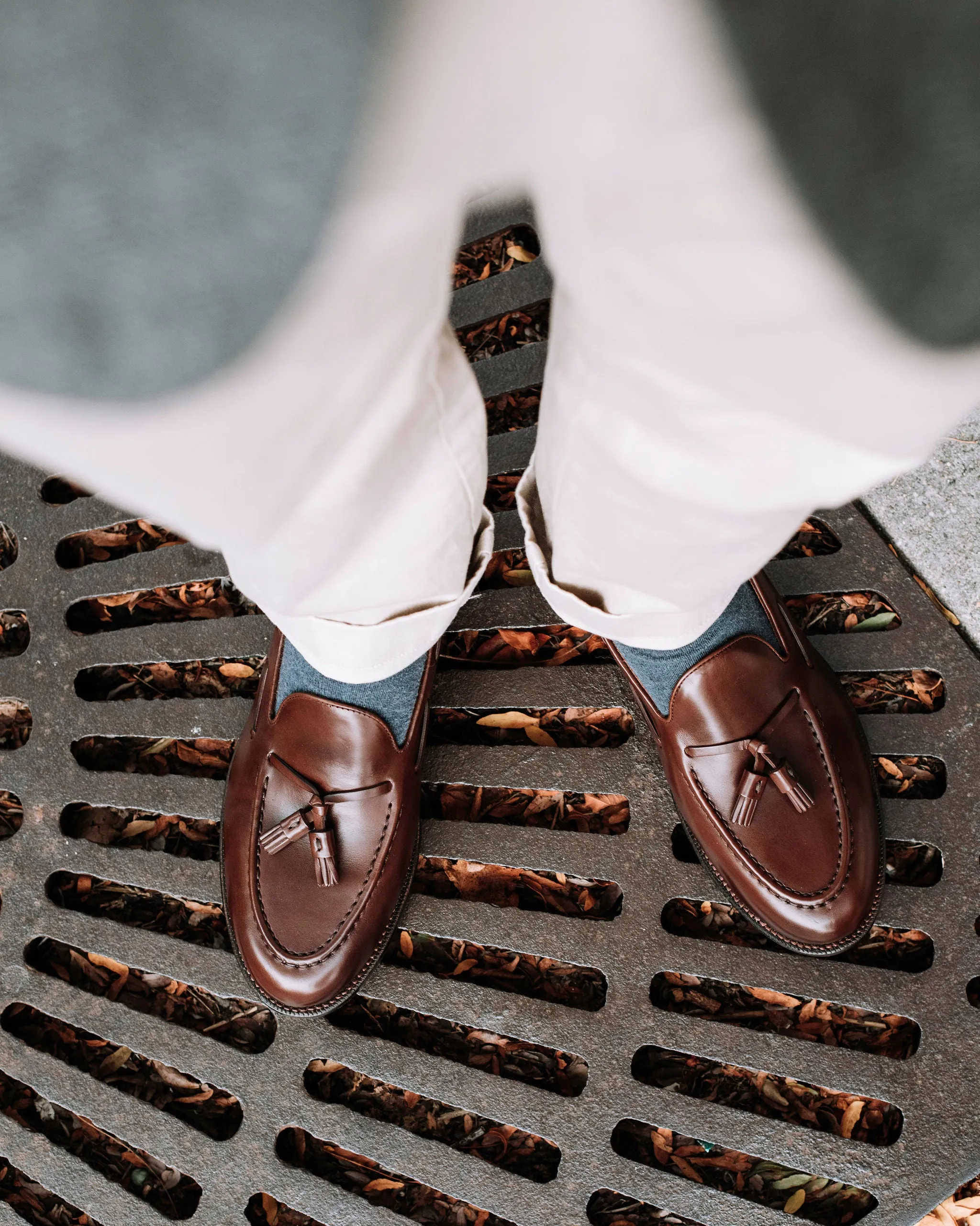 Tassel Loafer Tobacco Calf