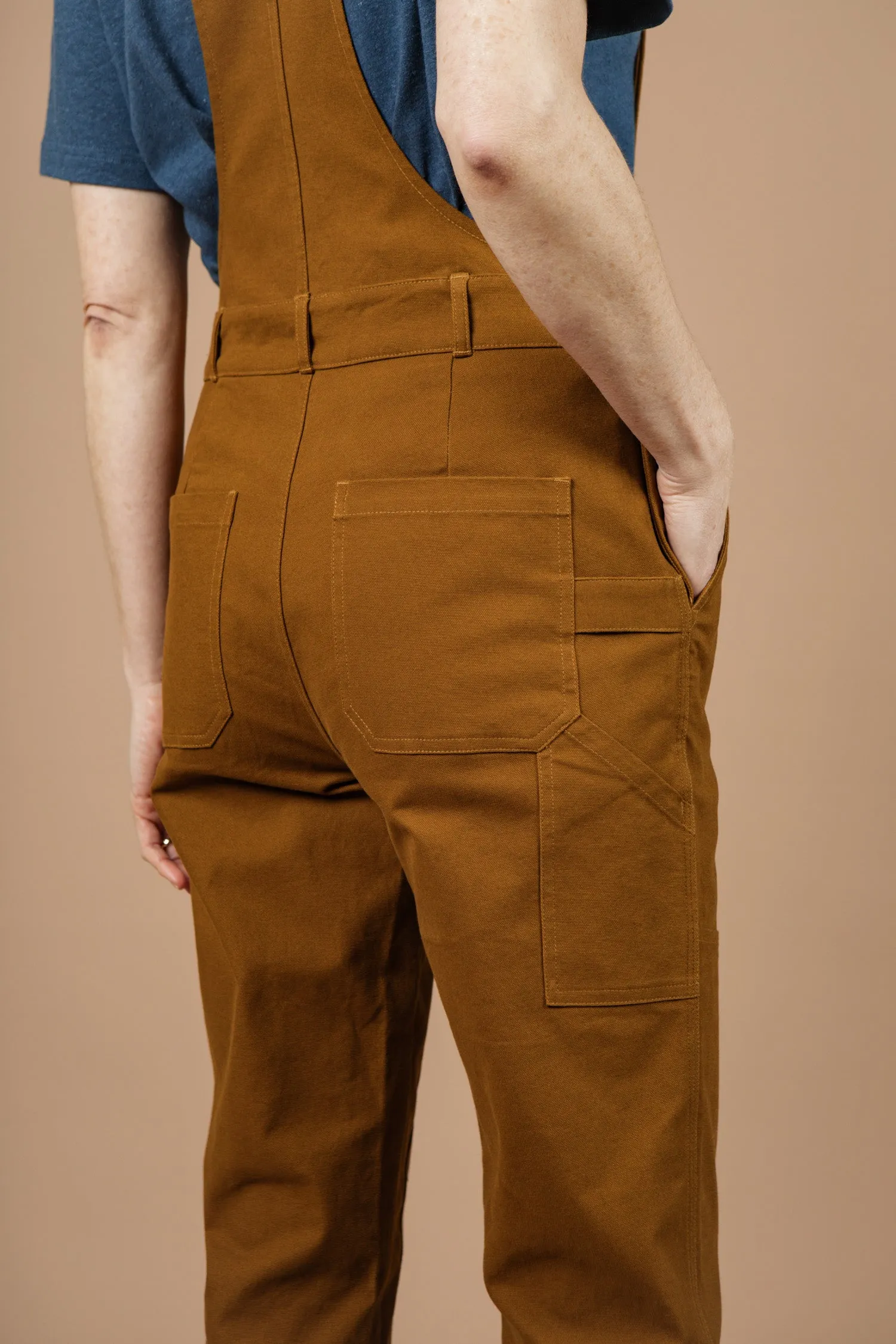 Tobin Utility Overall / Brown Canvas