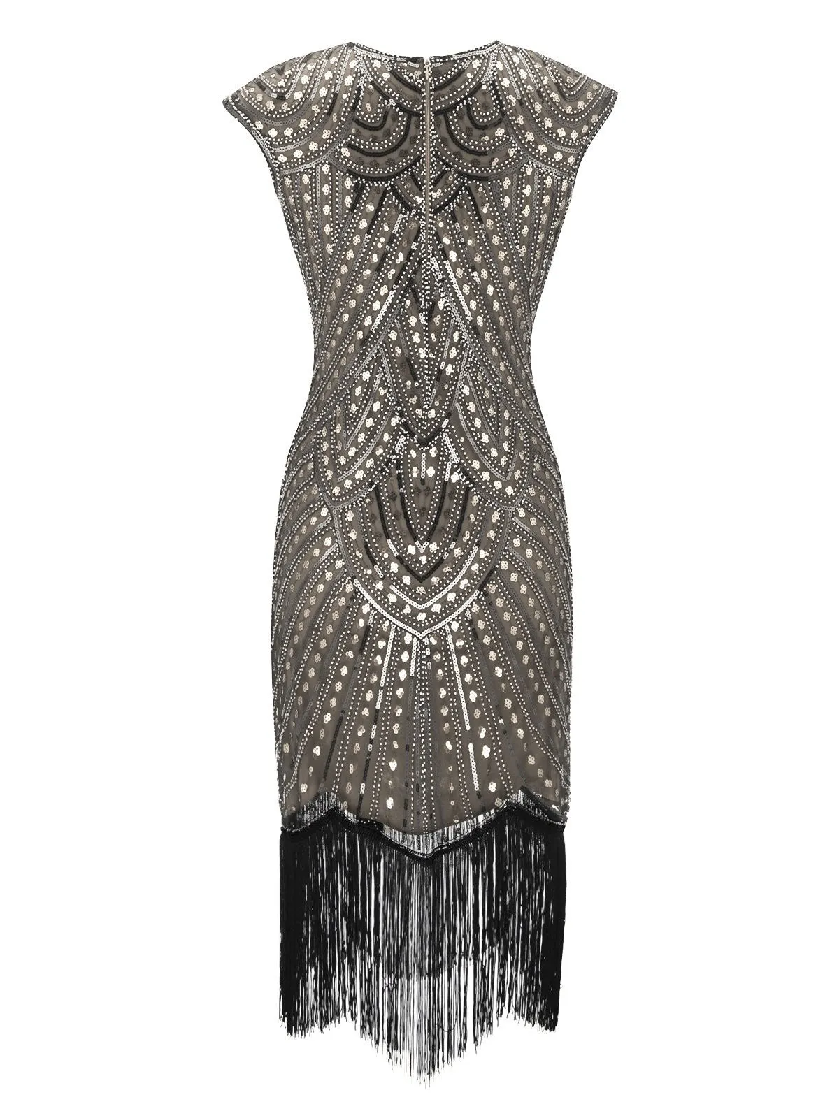 [US Warehouse] 1920s Fringed Flapper Gatsby Dress