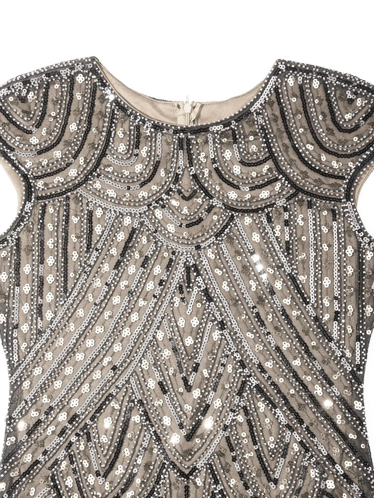 [US Warehouse] 1920s Fringed Flapper Gatsby Dress