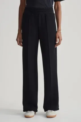 Varley Double Soft Black Wide Leg Pant